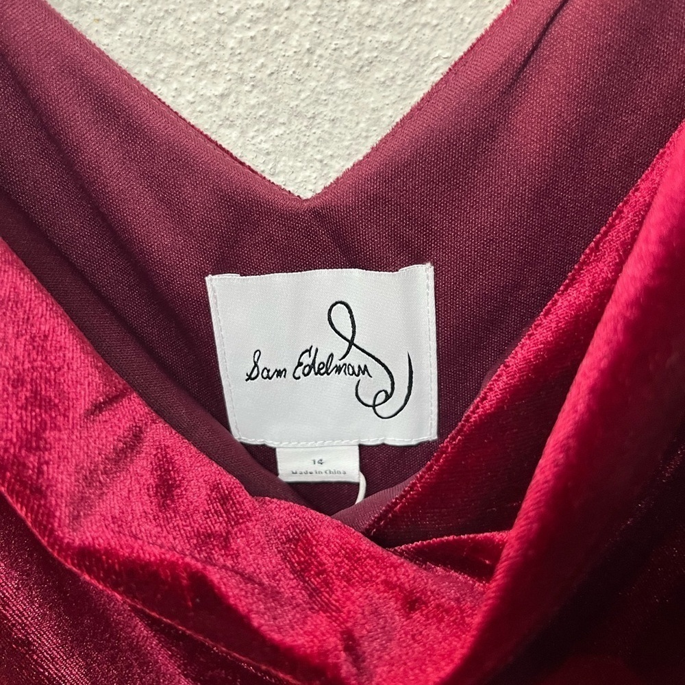 Sam Edelman Red Ruched Sheath Dress - Picture 3 of 6